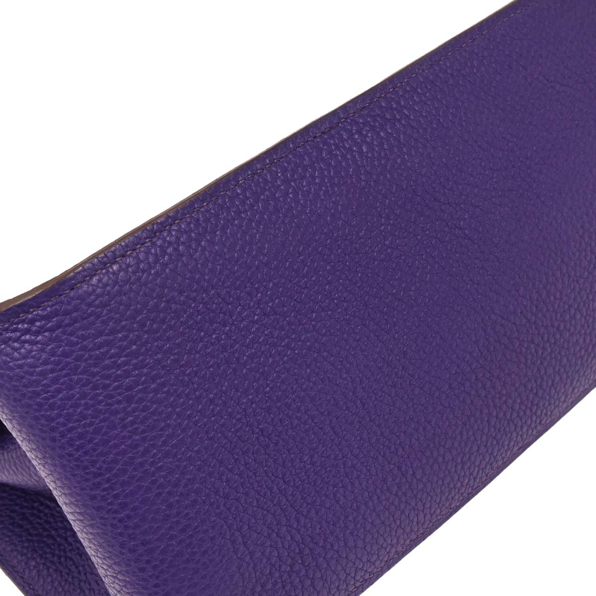 Hermes 2010 Iris Taurillon Clemence Jypsiere 28 Shoulder Bag