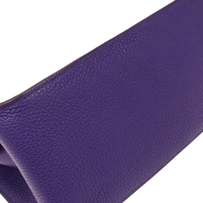 Hermes 2010 Iris Taurillon Clemence Jypsiere 28 Shoulder Bag