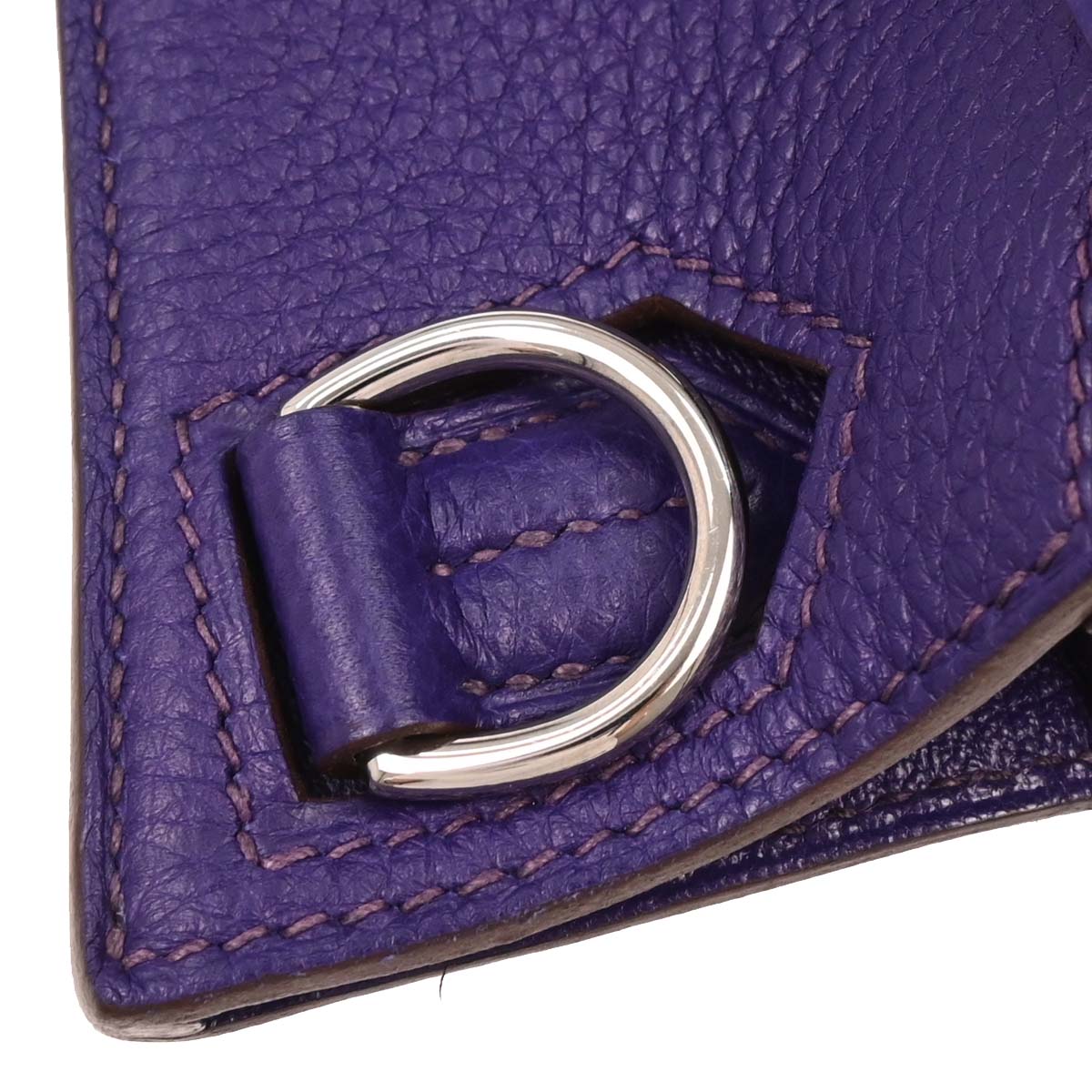 Hermes 2010 Iris Taurillon Clemence Jypsiere 28 Shoulder Bag