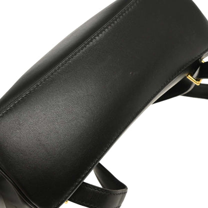 Hermes 1997 Black Box Calf Kelly A Dos PM Backpack