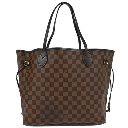 Louis Vuitton 2009 Damier Neverfull MM Shoulder Tote Bag N51105