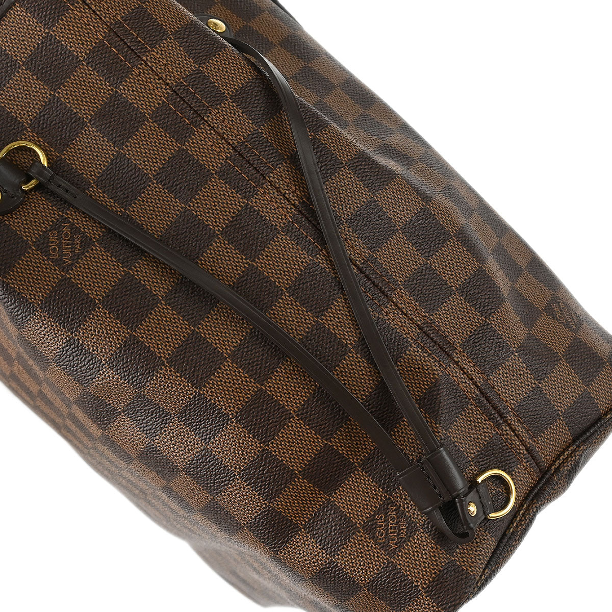 Louis Vuitton 2009 Damier Neverfull MM Shoulder Tote Bag N51105