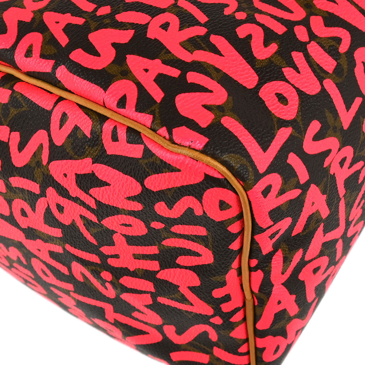 Louis Vuitton 2009 Pink Monogram Graffiti Speedy 30 Handbag M93704