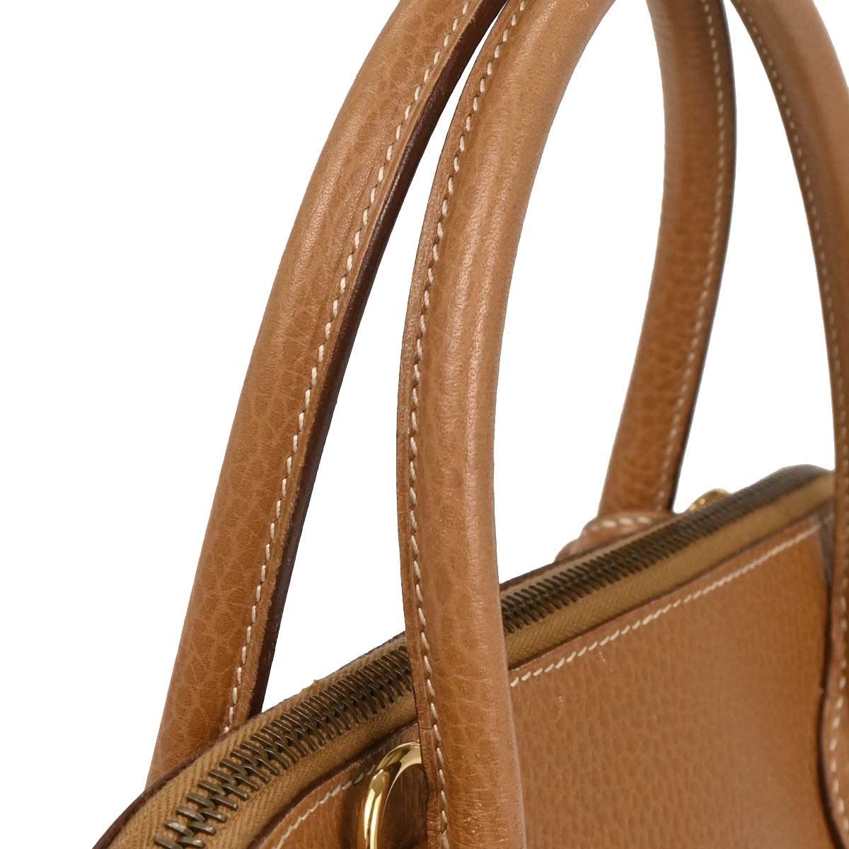 Hermes 1995 Natural Courchevel Bolide 31 2way Shoulder Handbag