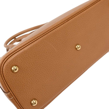 Hermes 1995 Natural Courchevel Bolide 31 2way Shoulder Handbag