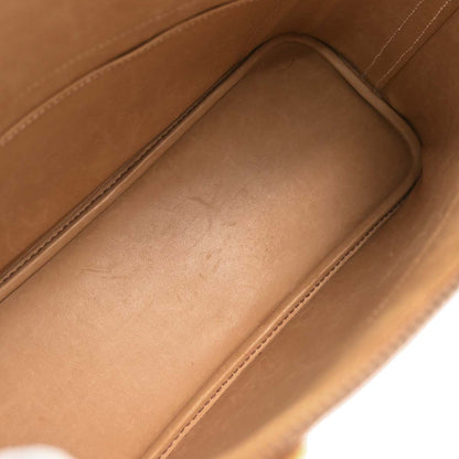 Hermes 1995 Natural Courchevel Bolide 31 2way Shoulder Handbag
