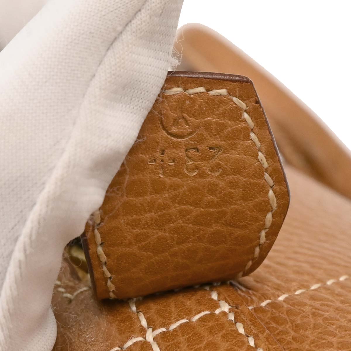 Hermes 1995 Natural Courchevel Bolide 31 2way Shoulder Handbag