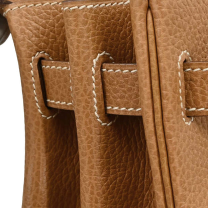 Hermes 1998 Natural Ardennes Kelly 35 Retourne 2way Shoulder Handbag