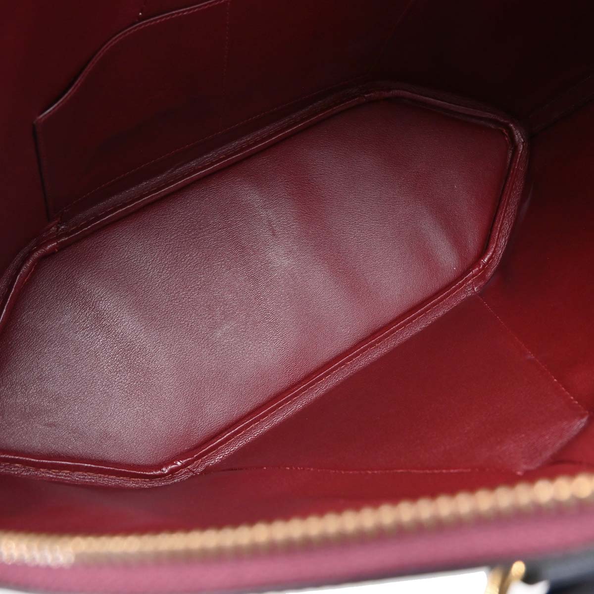 Hermes 1992 Vert Fonce Rouge H Box Calf Il de Veau Handbag