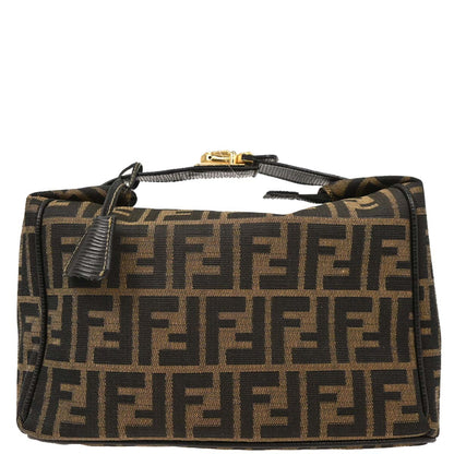 Fendi Brown Canvas Zucca Handbag