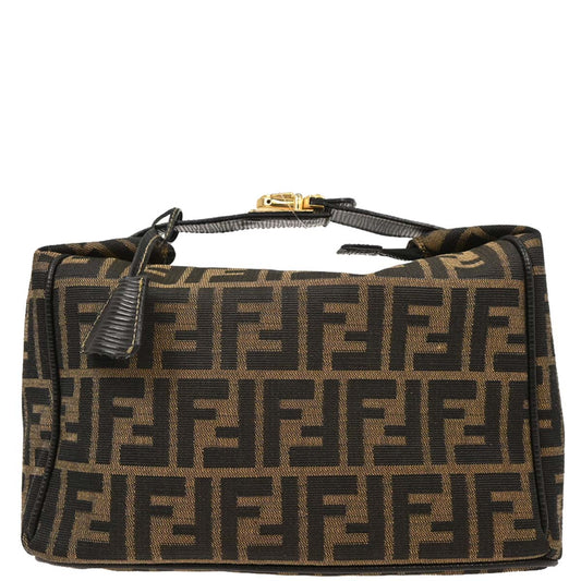 Fendi Brown Canvas Zucca Handbag