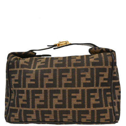 Fendi Brown Canvas Zucca Handbag