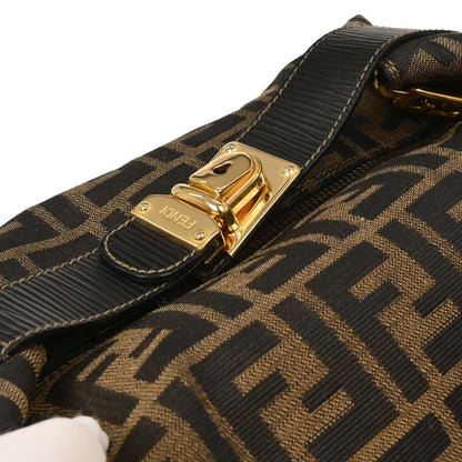 Fendi Brown Canvas Zucca Handbag