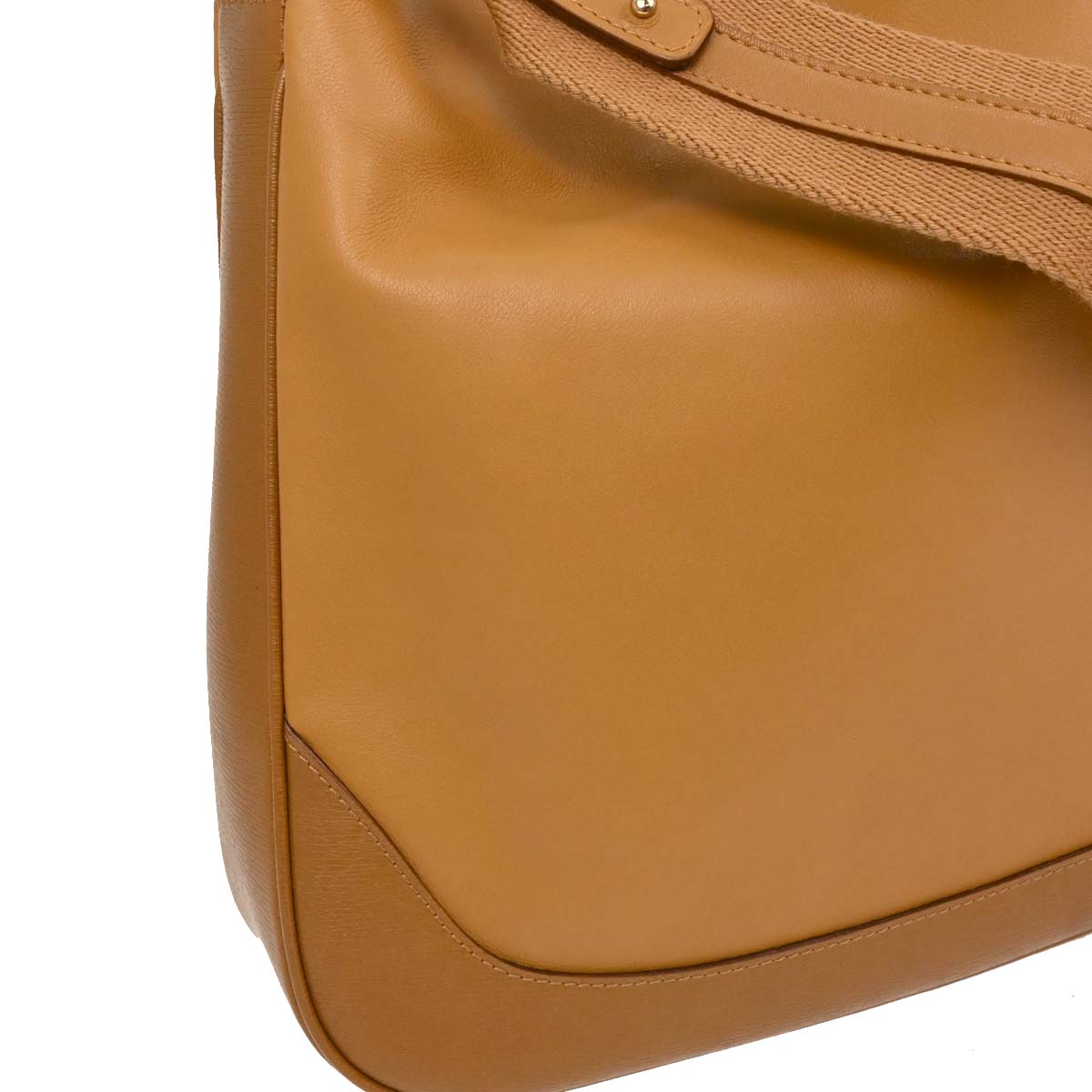 Gucci Brown Leather Bamboo 2way Shoulder Handbag