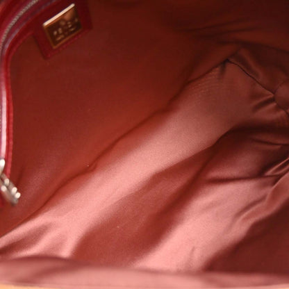 Fendi Beige Straw Mamma Baguette Handbag