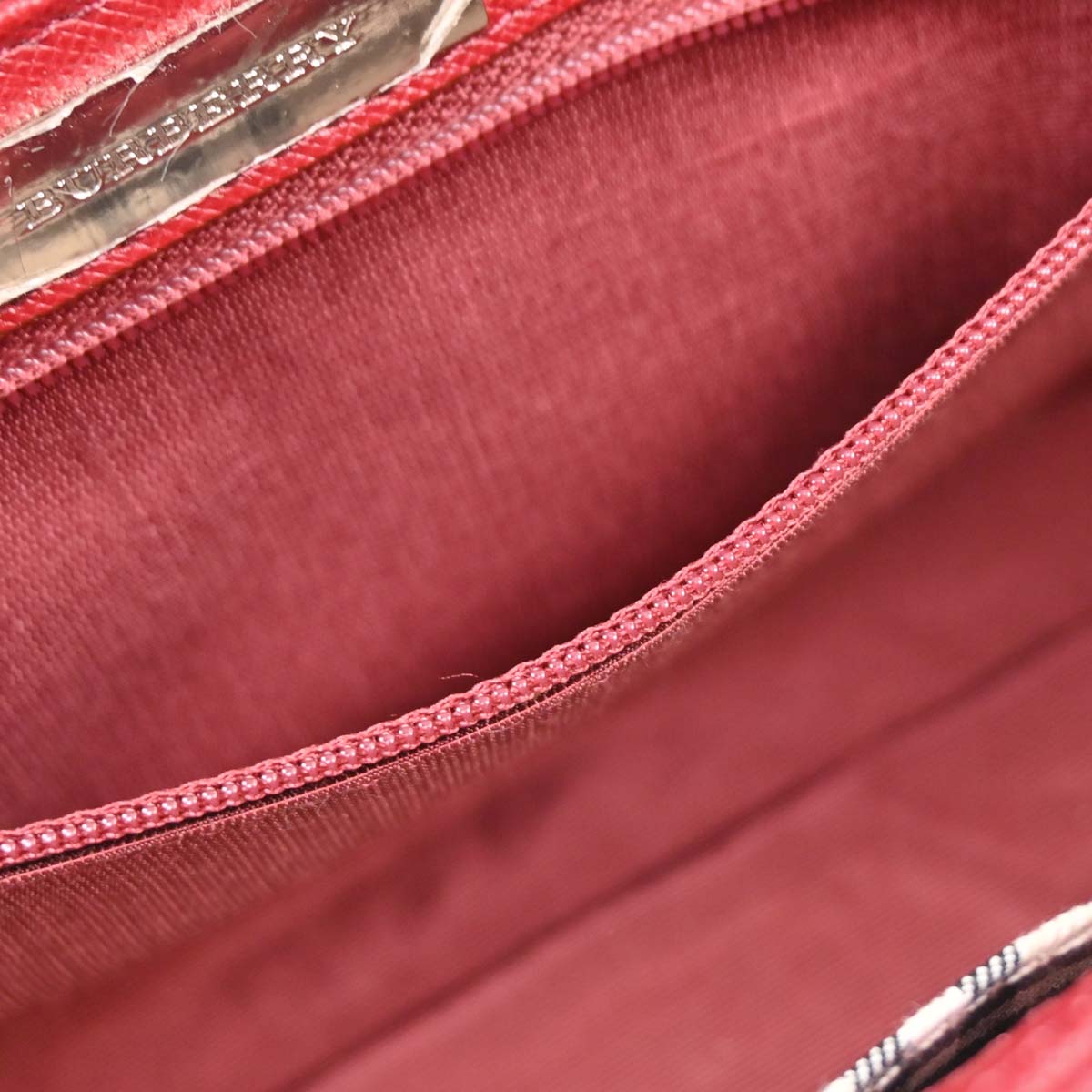 Burberry Red Leather Handbag