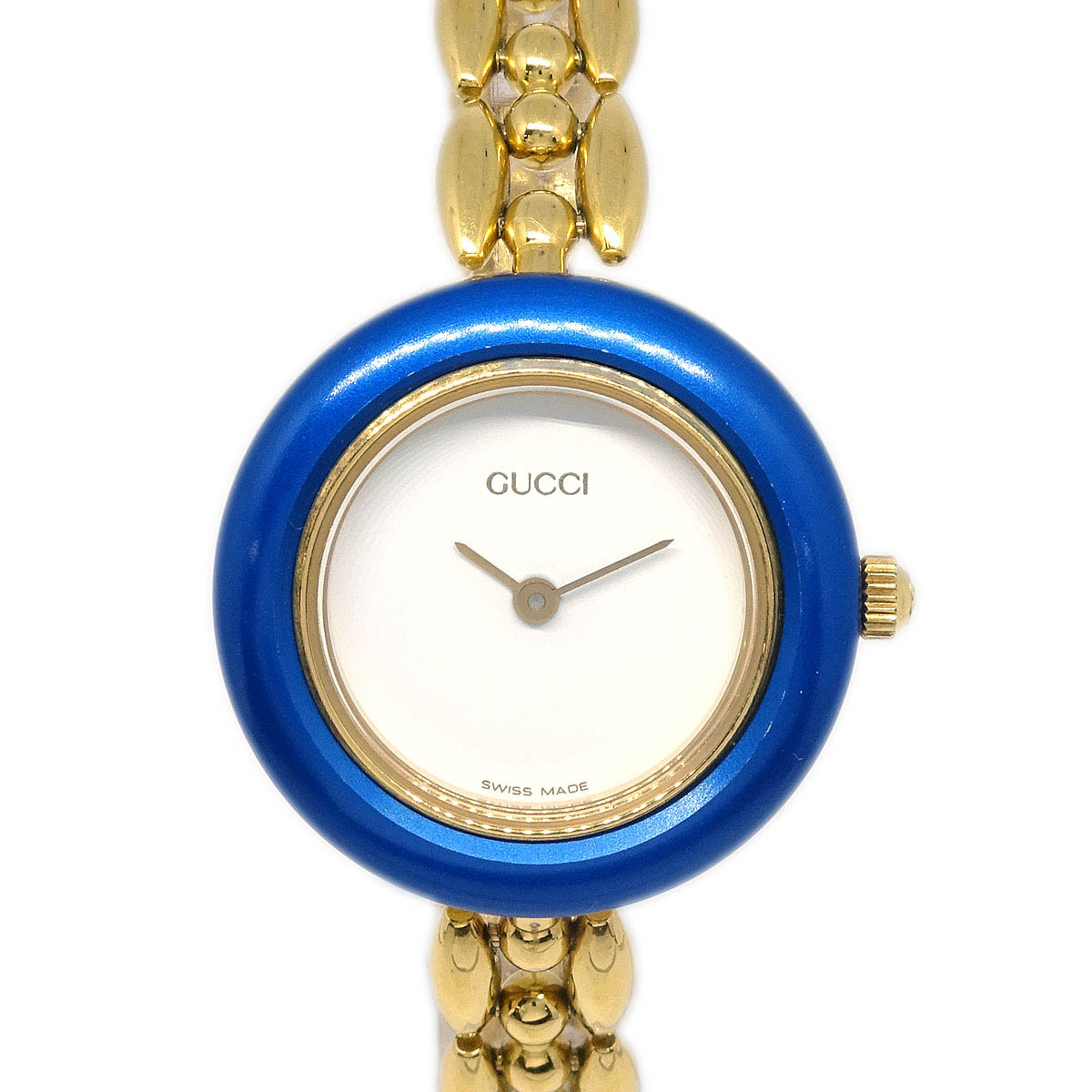 Gucci 11/12.2 Change Bezel Chameleon Quartz Watch SS