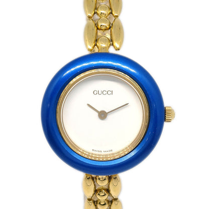 Gucci 11/12.2 Change Bezel Chameleon Quartz Watch SS