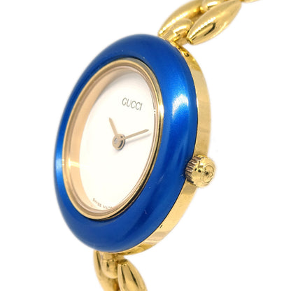 Gucci 11/12.2 Change Bezel Chameleon Quartz Watch SS