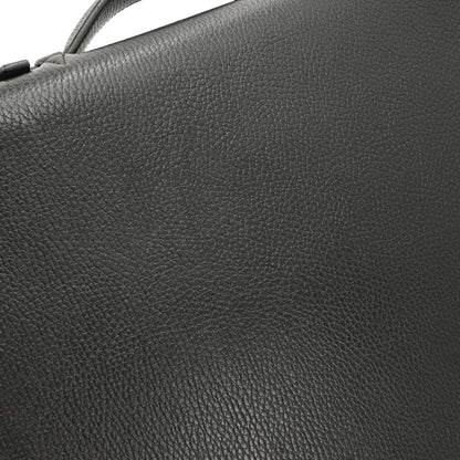 Hermes 1996 Black Ardennes Sac a Depeches 38 Handbag