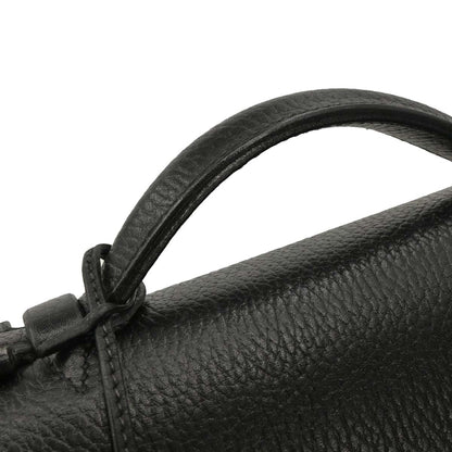 Hermes 1996 Black Ardennes Sac a Depeches 38 Handbag