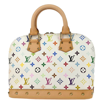 Louis Vuitton 2006 White Monogram Multicolor Alma Handbag M92647