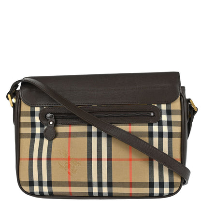 Burberrys Beige House Check Shoulder Bag