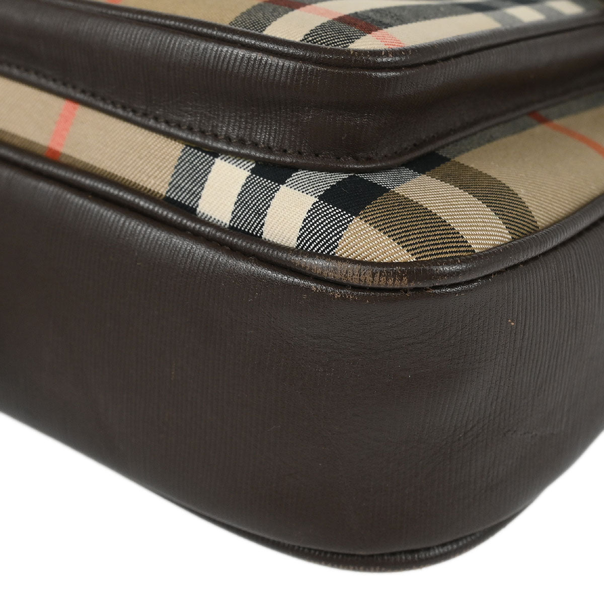 Burberrys Beige House Check Shoulder Bag