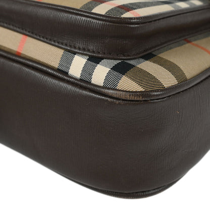Burberrys Beige House Check Shoulder Bag
