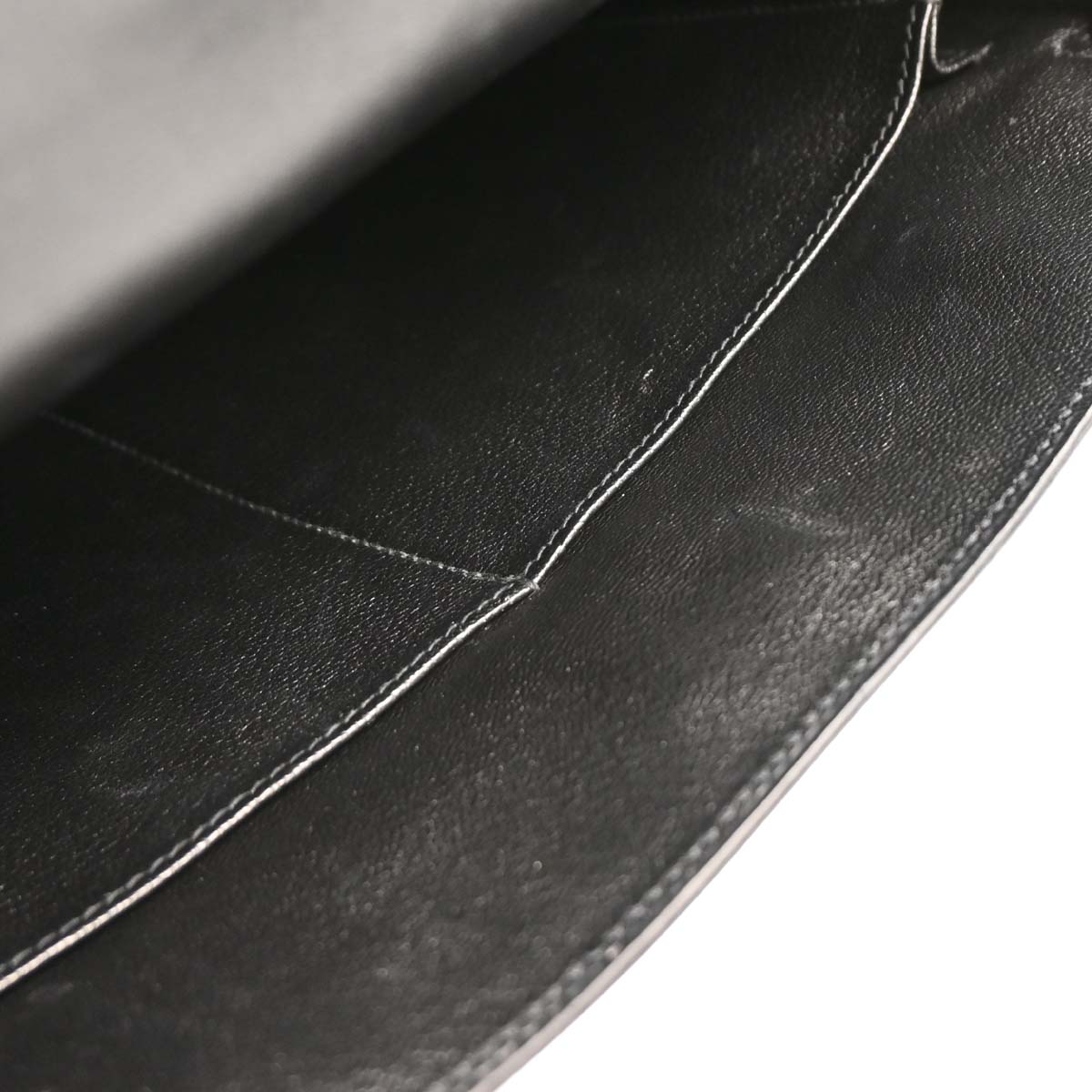 Hermes 2007 Black Box Calf Kelly 32 Retourne 2way Shoulder Handbag