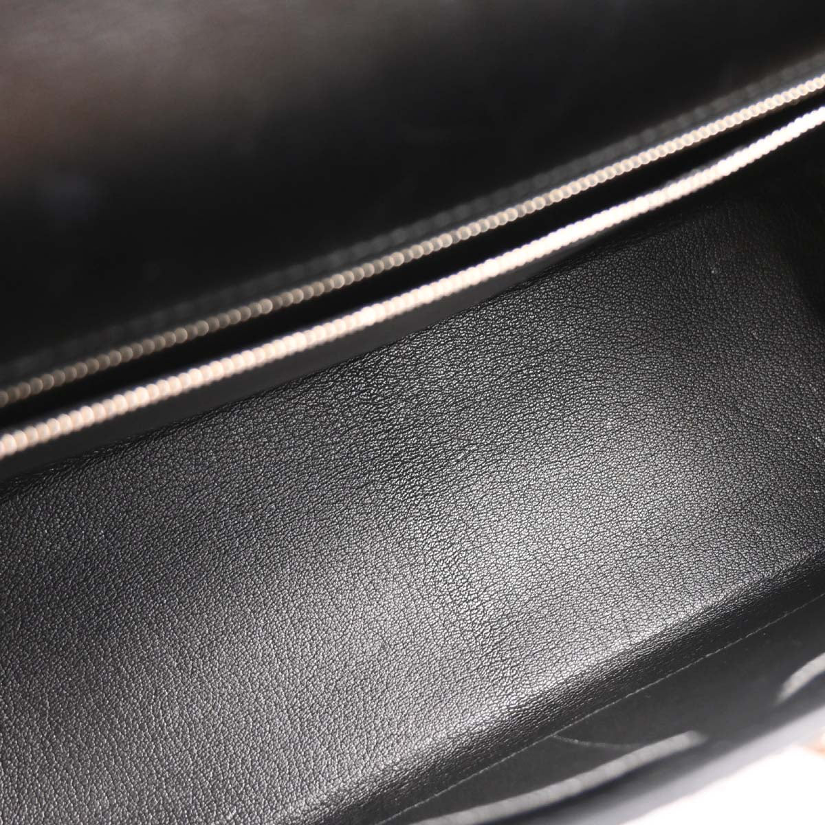 Hermes 2007 Black Box Calf Kelly 32 Retourne 2way Shoulder Handbag