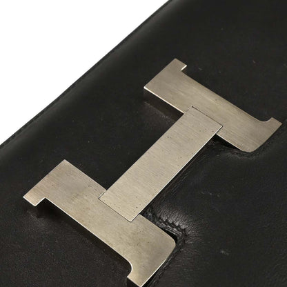 Hermes 1998 Black Chamonix Constance 25 Shoulder Bag