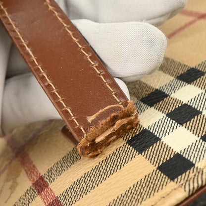 Burberry Beige House Check Handbag