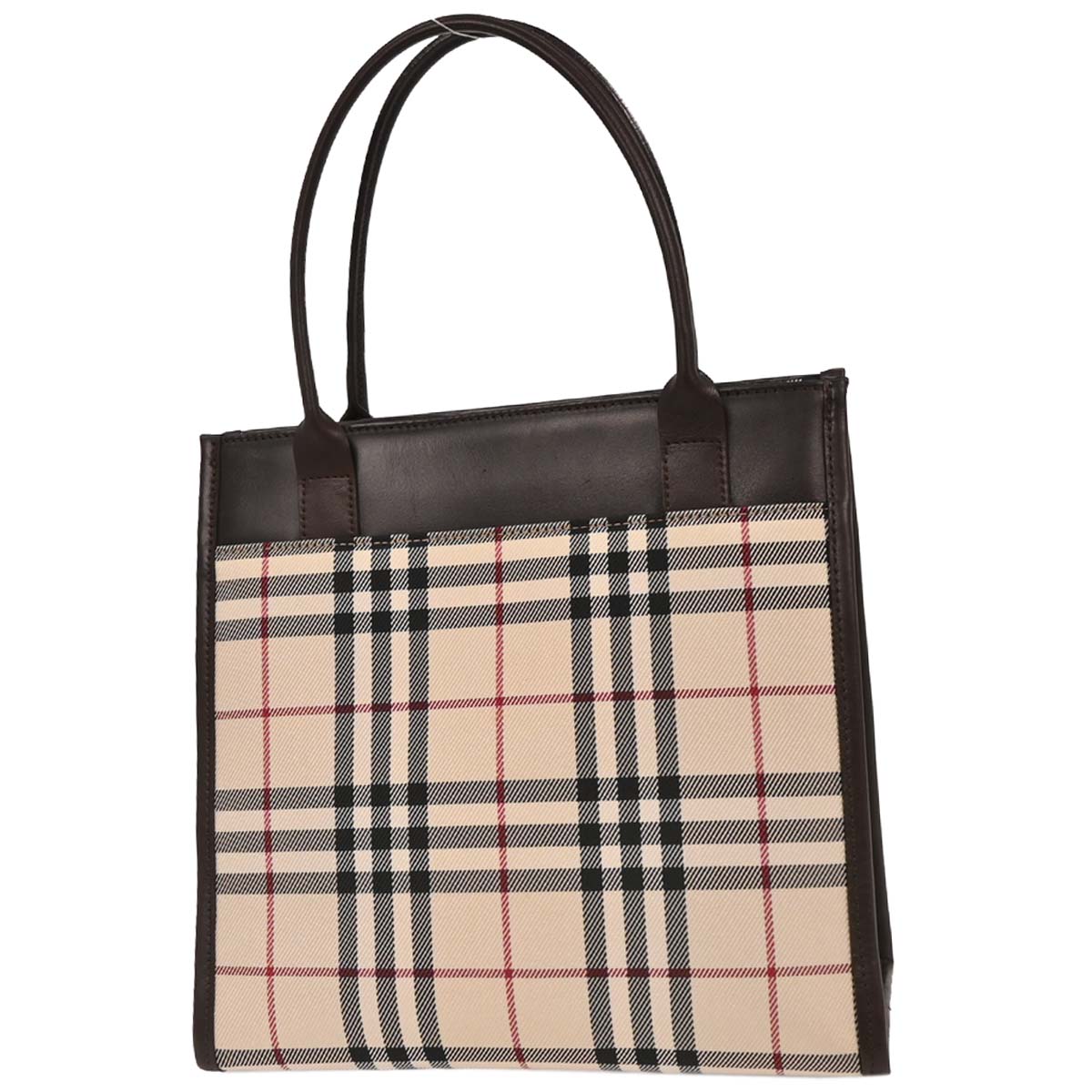 Burberry Beige Burberry Check Handbag