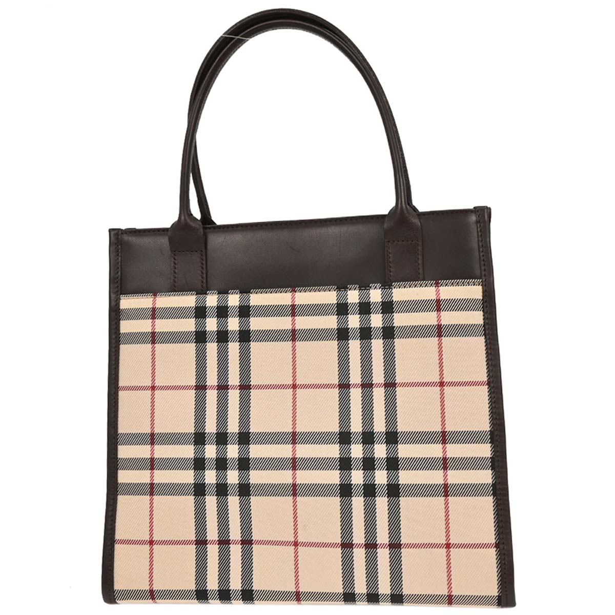Burberry Beige Burberry Check Handbag