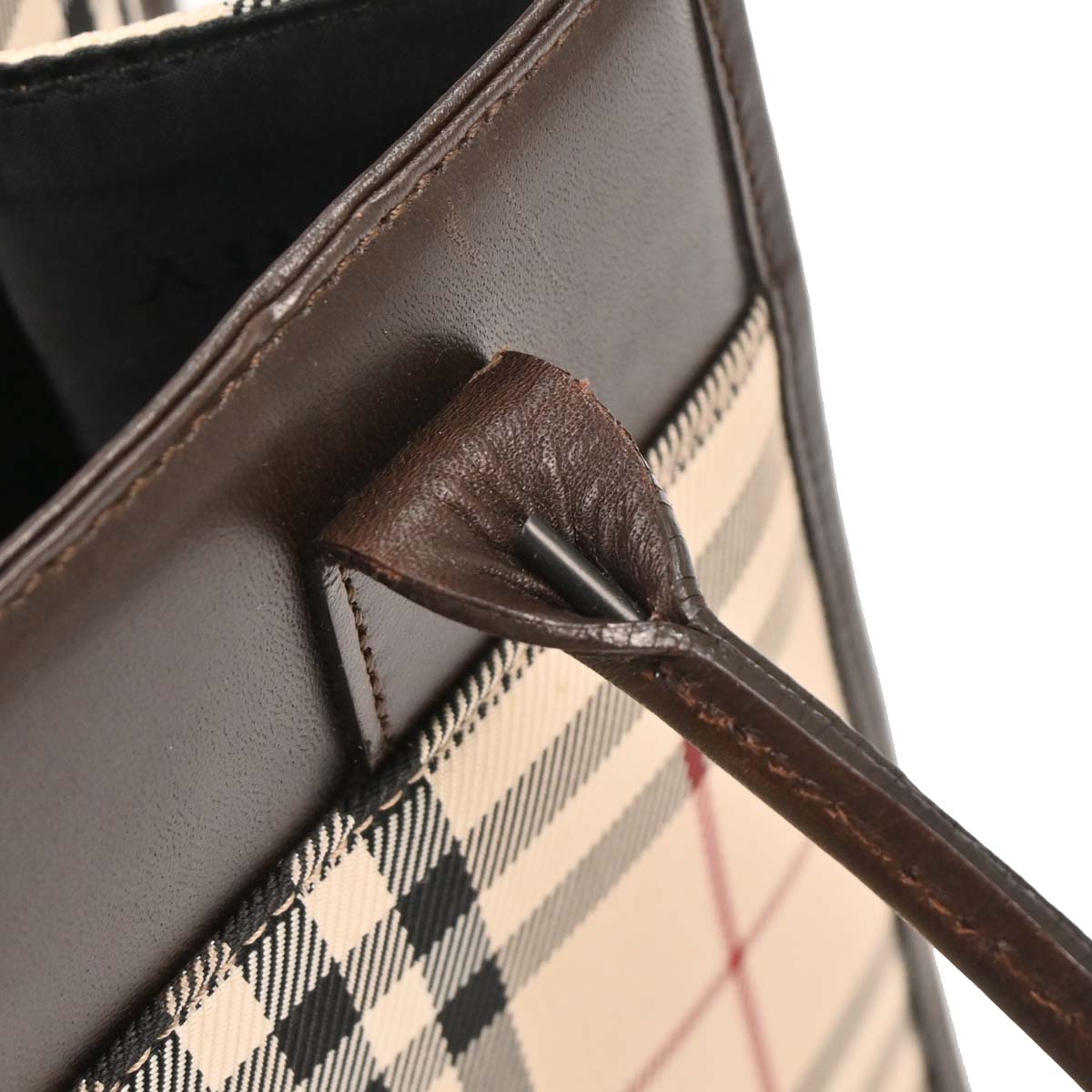 Burberry Beige Burberry Check Handbag