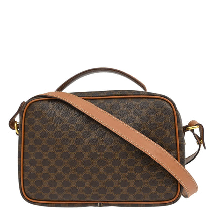 Celine Brown Macadam 2way Shoulder Handbag