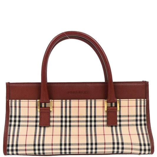 Burberry Beige Burberry Check Handbag
