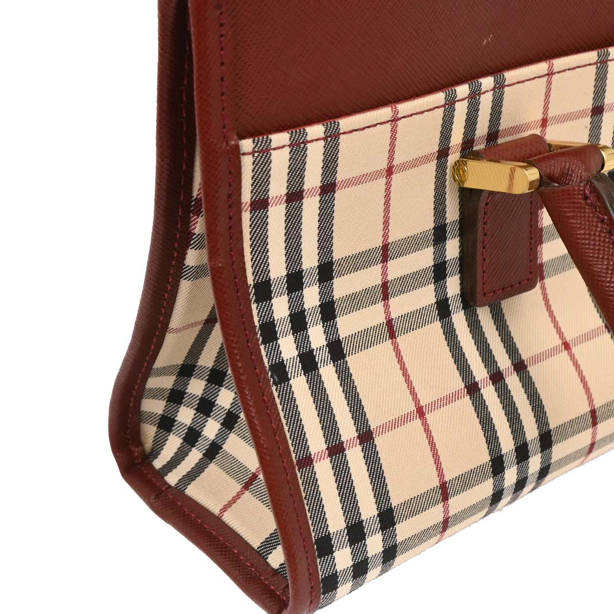 Burberry Beige Burberry Check Handbag