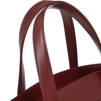 Burberry Bordeaux Leather Handbag