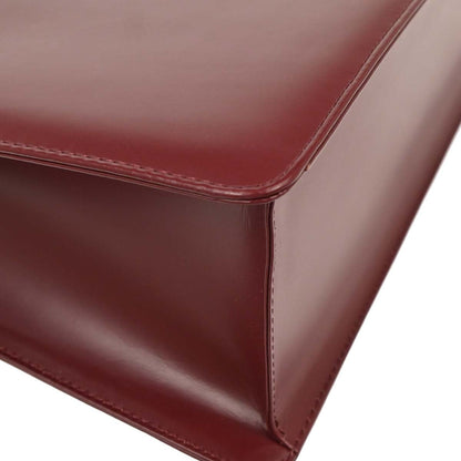 Burberry Bordeaux Leather Handbag