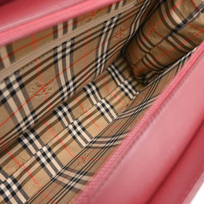 Burberry Bordeaux Leather Handbag