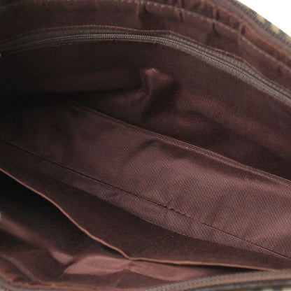 Burberry Beige Canvas House Check Tote Handbag