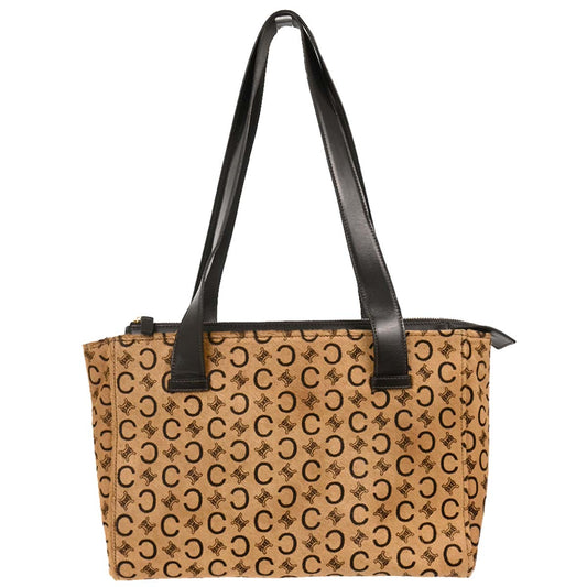 Celine * Brown C Macadam Tote Handbag