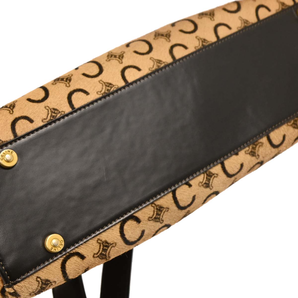 Celine * Brown C Macadam Tote Handbag