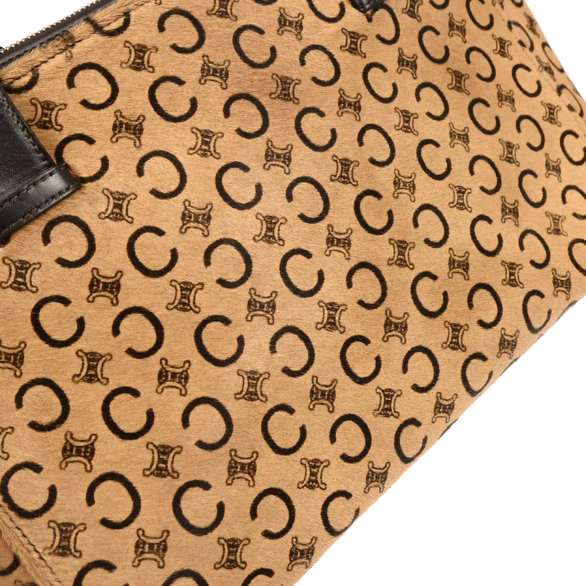Celine * Brown C Macadam Tote Handbag