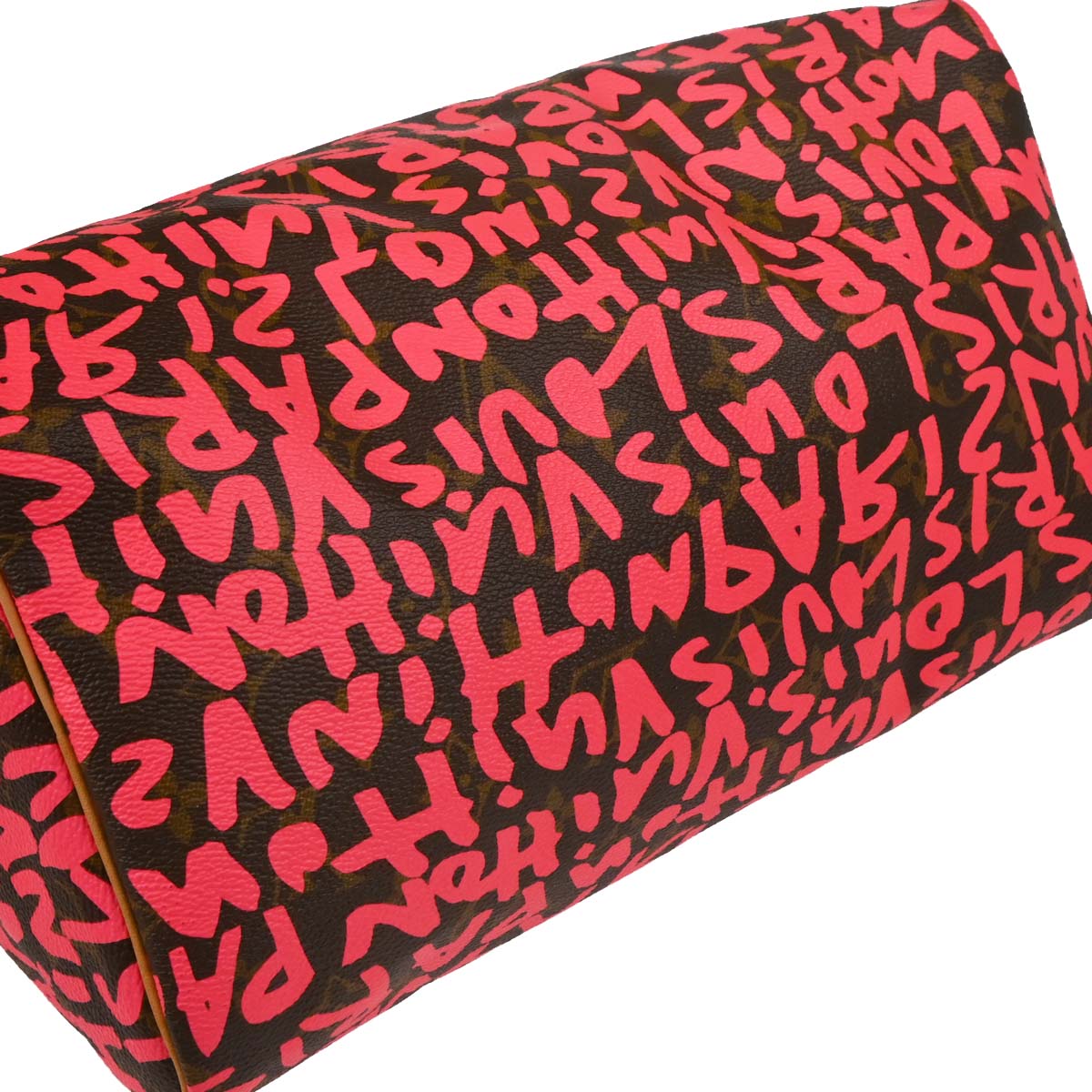 Louis Vuitton 2009 Pink Monogram Graffiti Speedy 30 Handbag M93704