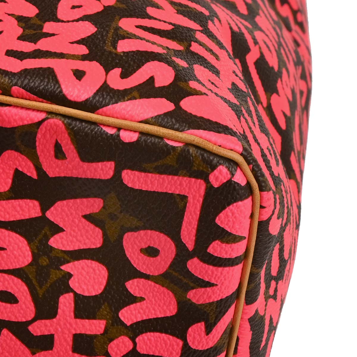 Louis Vuitton 2009 Pink Monogram Graffiti Speedy 30 Handbag M93704
