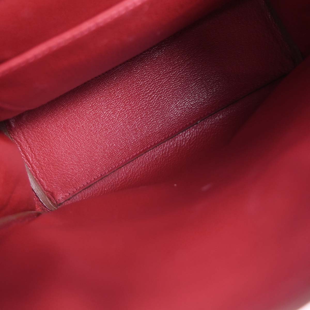 Hermes 1999 Rouge Vif Box Calf Kelly A Dos PM Backpack