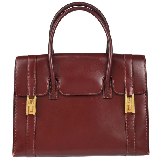 Hermes 1980 Rouge H Box Calf Drag 27 Handbag